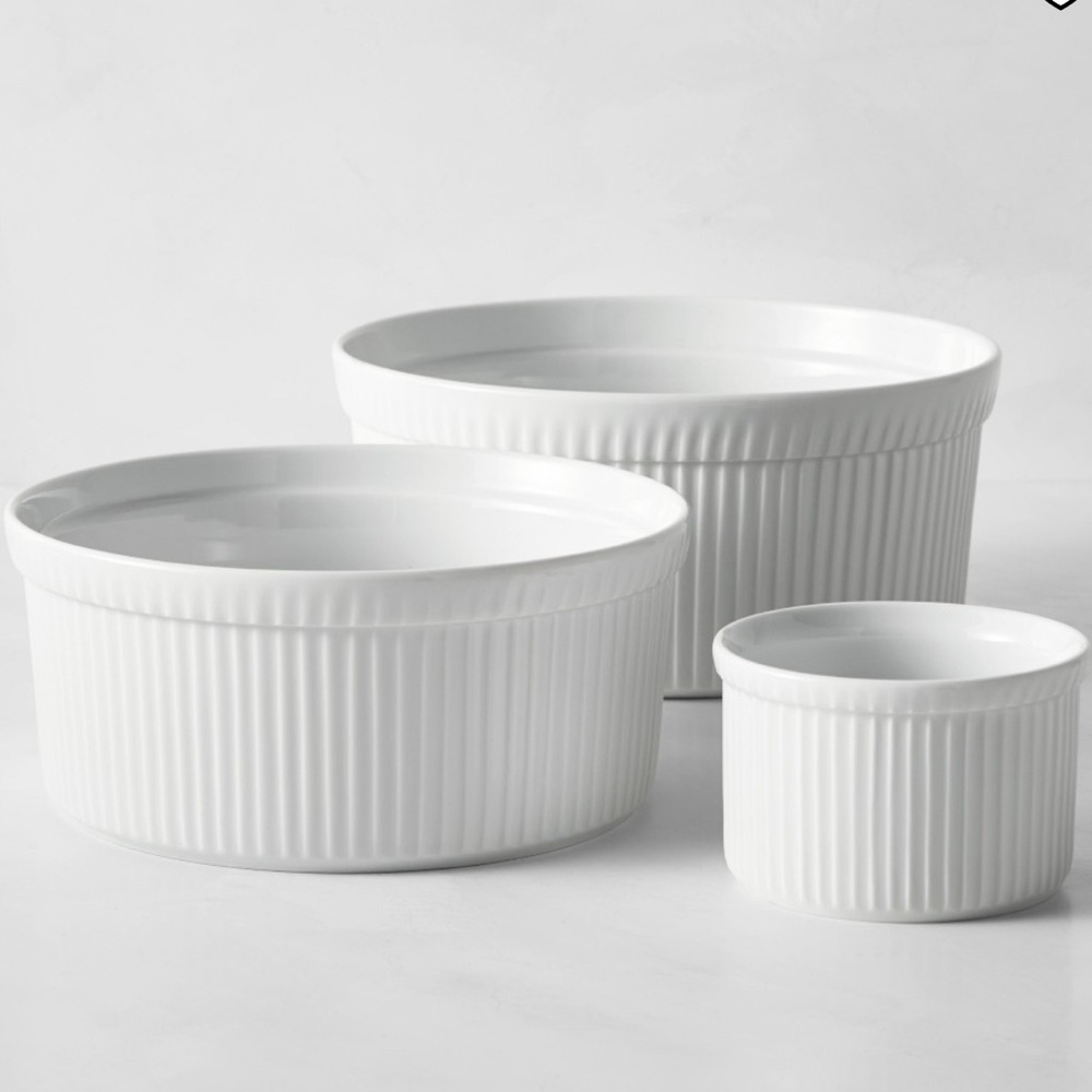 Apilco Porcelain Soufflé Dish - Picture 2 of 4